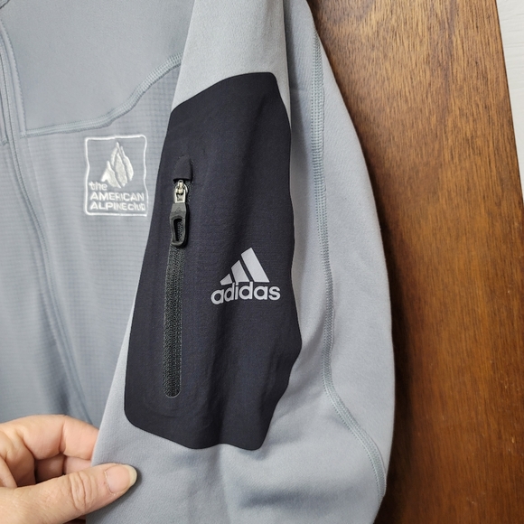 NWOT.  Adidas Men's Terrex Technopile fleece hoodie.  Size L.  (895) - Picture 5 of 11